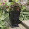 Mayne Wyndham 24in Tall Planter - Black 5929-B - alternate 4
